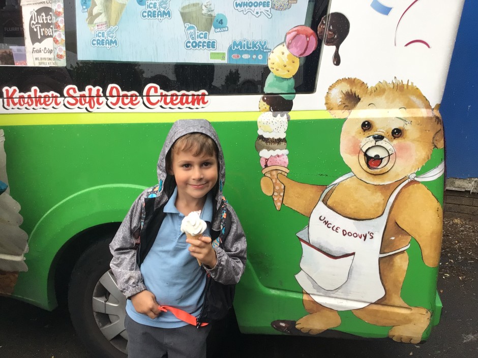 Ice cream van visit