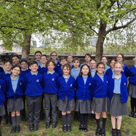 Choir at Yom Hashoah UK Ceremony in Westminster